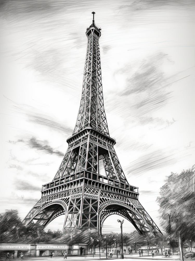 How to Draw The Eiffel Tower Narrated Step by Step  video Dailymotion