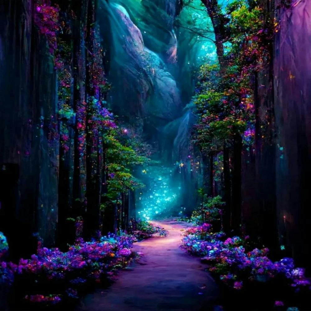 Fairy Forest Art Print by Hadeer - Fy