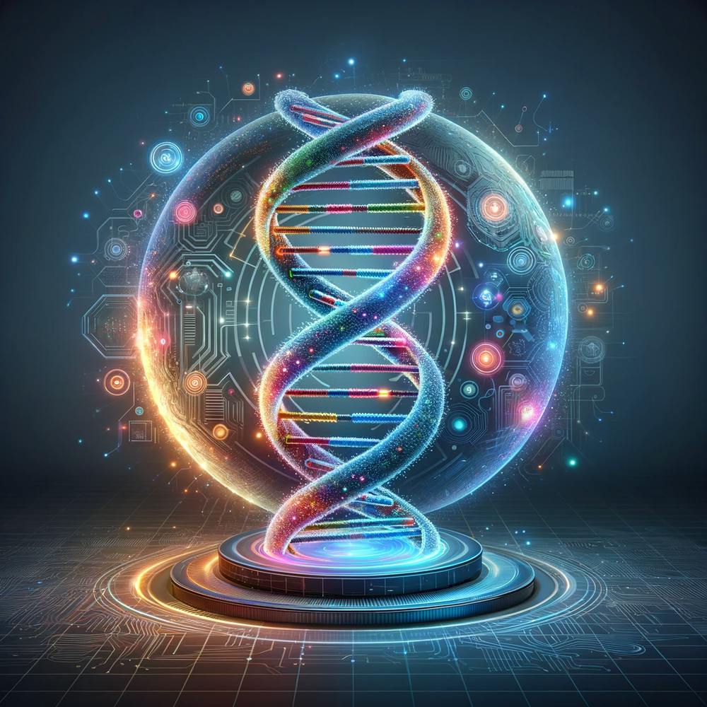 90s DNA double helix art USA製 XL DNA DOUBLE HELIX by CGIL ART STUDIO Wall Art