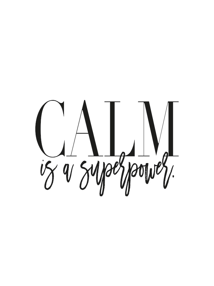 Calm Is A Superpower Art Print | Fast shipping | Fy