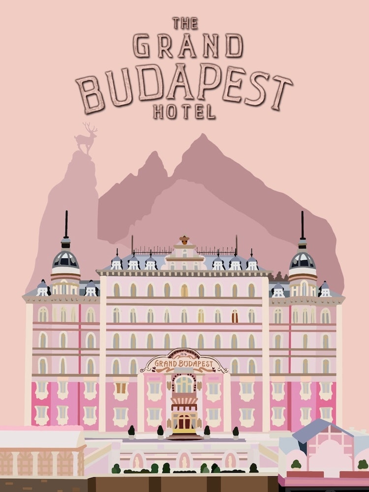 Grand Budapest Hotel Art Print