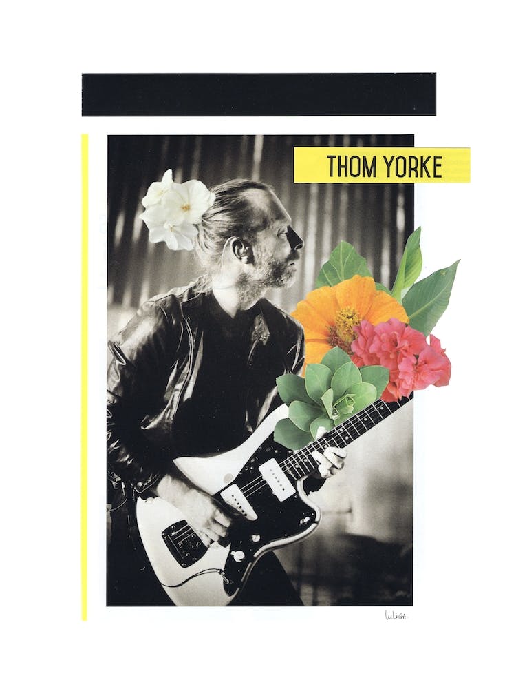 Thom Yorke Art Print by Luliga - Fy