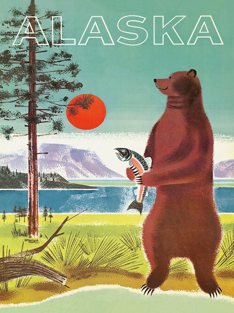Vintage 1970s Salmon French Gallery Exhibition Poster Vintage 1970s Salmon French Gallery Exhibition Poster