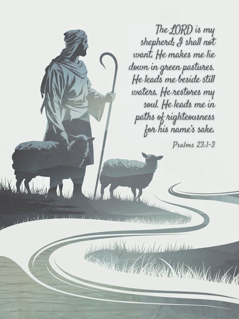 He Makes Me Lie Down In Green Pastures {Outdoor Door Mat} He Makes Me Lie Down In Green Pastures {Outdoor Door Mat}