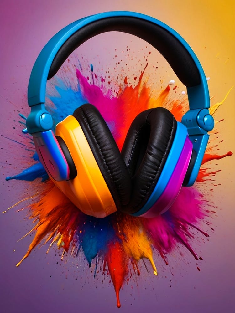 Headphone, music, watercolor, painting, audio, sound, MelodyMagic, SoundSpectrum, ColorfulVibes, AudioArt, HeadphoneLove, VibrantTunes, HarmonyHues, MusicalEuphoria, RadiantMelodies, SonicColors, CreativeSound, ChromaticRhythms III Art Print by Headphone, music, watercolor, painting, audio, sound, MelodyMagic, SoundSpectrum, ColorfulVibes, AudioArt, HeadphoneLove, VibrantTunes, HarmonyHues, MusicalEuphoria, RadiantMelodies, SonicColors, CreativeSound, ChromaticRhythms III Art Print by