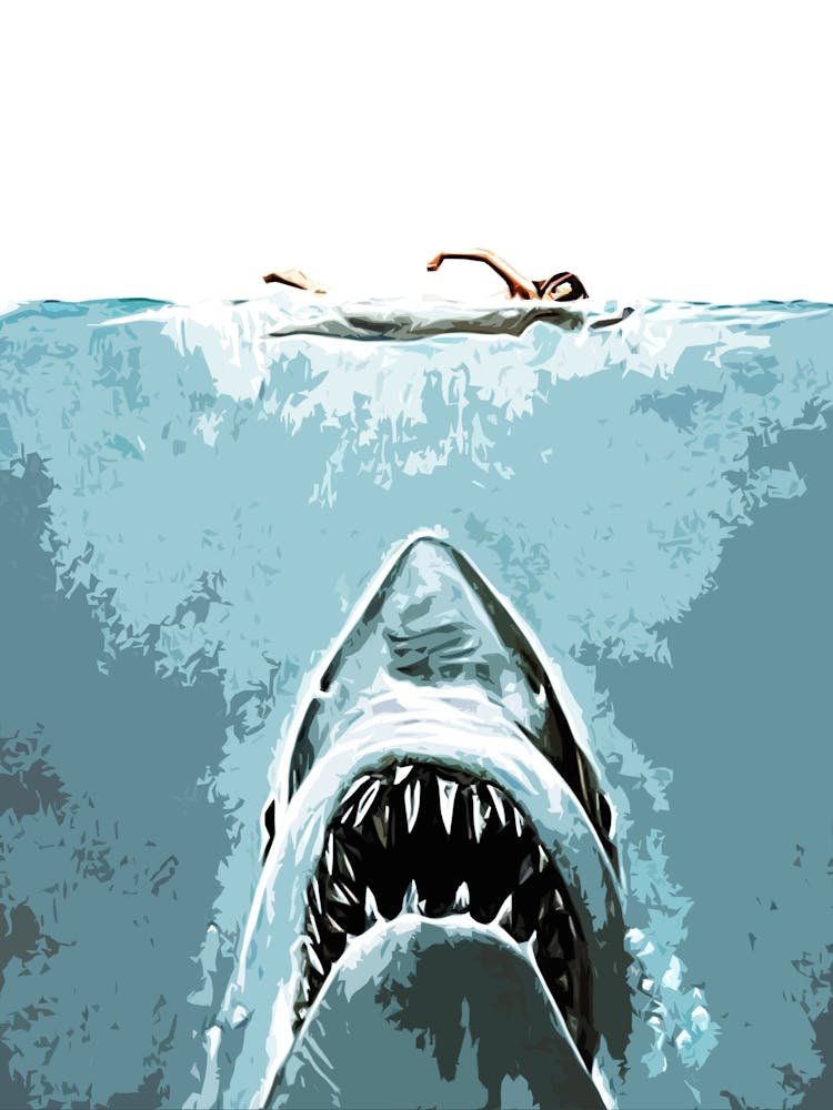 Great White Shark jaws Art Print by ontoseno - Fy
