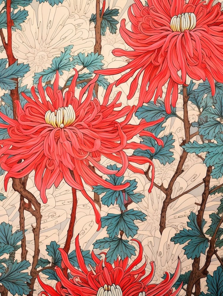 Jin Happoubi Art Collection Red Butterfly -Hoteri- PVC