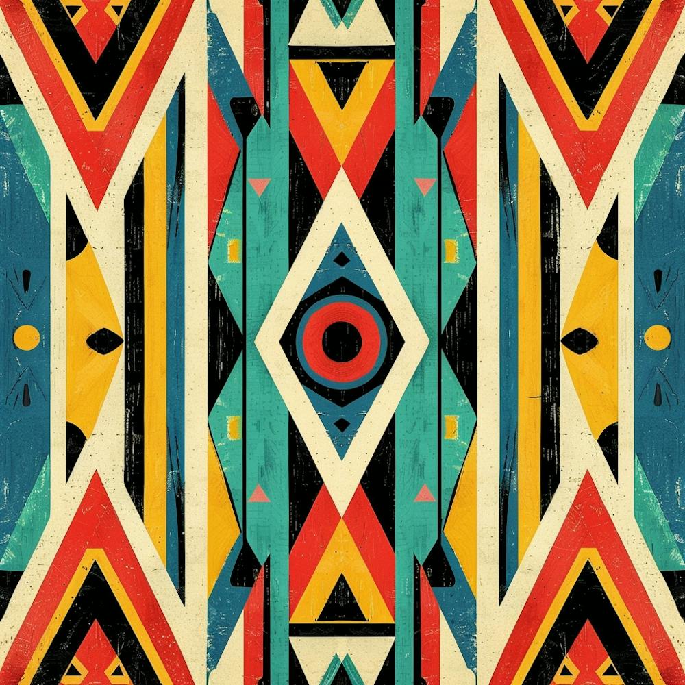 Navajo Art Print by AI & Designs by Nina - Fy
