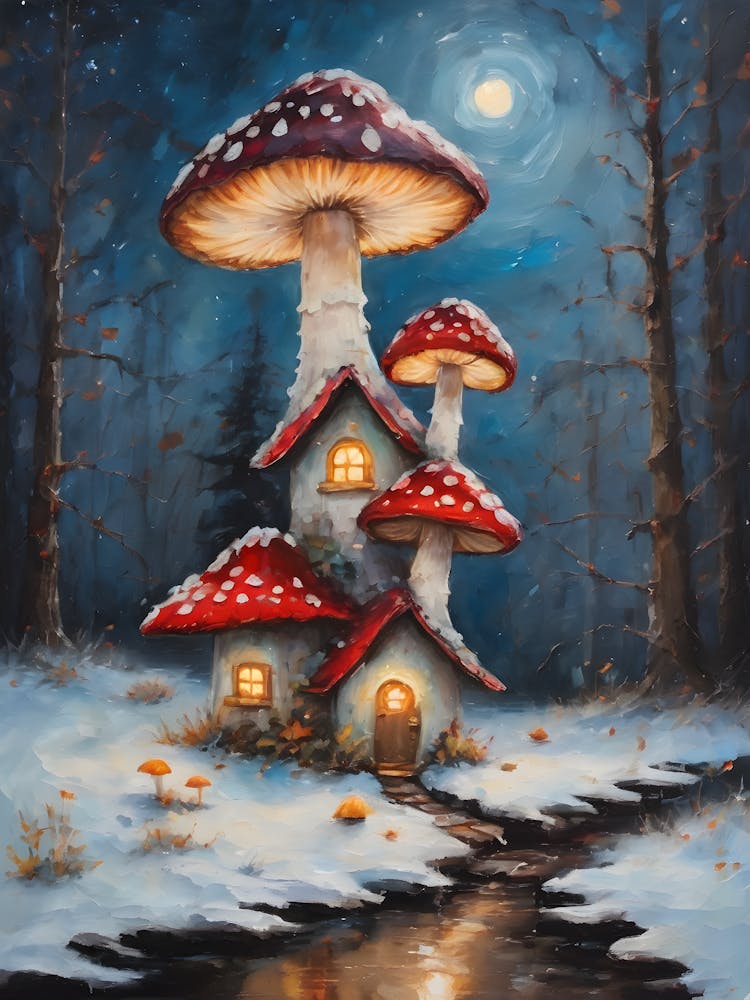 Mushroomlover Art, Wallmount Mushroom, Fairytale decor, Fall decoration, Fantasy Mushroom, Witch Altar, Witchcore, deals Fairycore, Whimsical Art