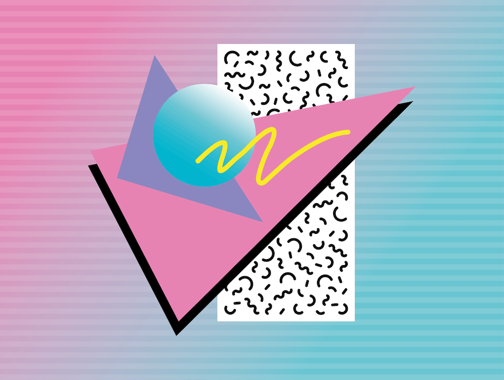 アート・デザイン・音楽 Synthetic Aesthetics Synth Pop 80s & 90s Aesthetic Skull. Retro Vaporwave design