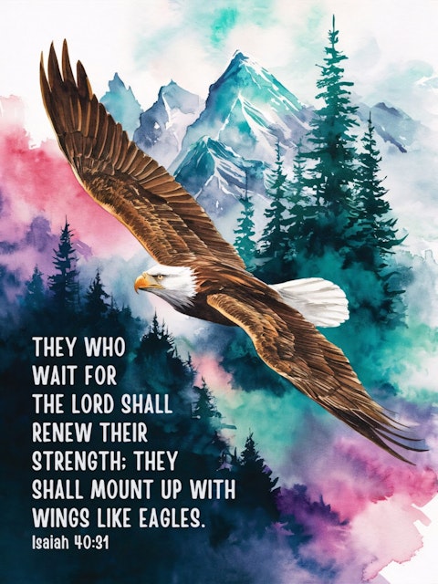 Soar on Wings Like Eagles {Mountain Vase} Soar on Wings Like Eagles {Mountain Vase}