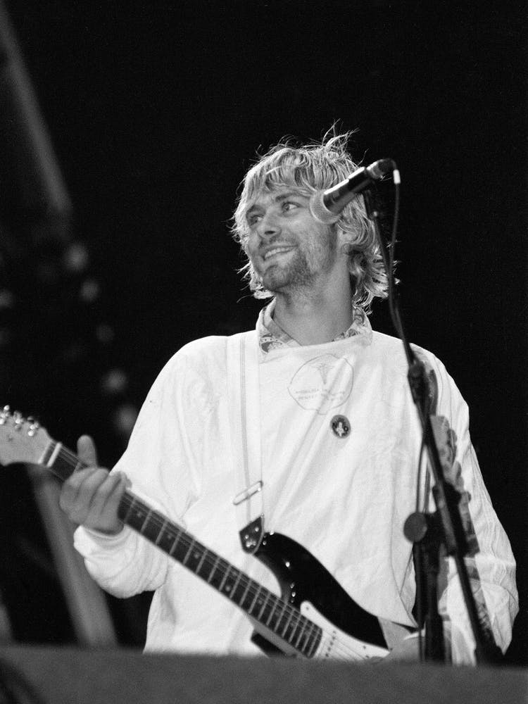 Kurt Cobain, Nirvana At Reading, 1992 Art Print by Mirrorpix Kurt Cobain, Nirvana At Reading, 1992 Art Print by Mirrorpix