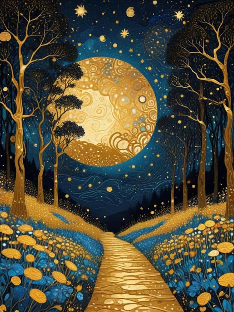 「MOON.」CLARITY ART Copper Moon Print, Moon Art Print, Space Art, Wall Decor