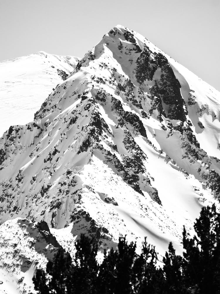Snowy Mountain 6 Art Print by Victoria Frost - Fy