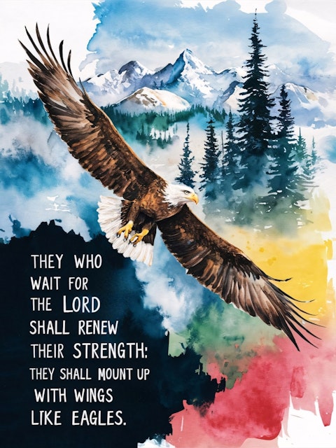 Soar on Wings Like Eagles {Mountain Vase} Soar on Wings Like Eagles {Mountain Vase}