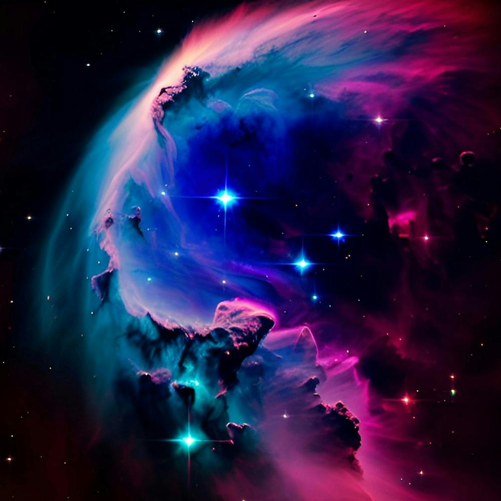 グラフィックアート「THE GALAXY」 Img 20240220 183224 430 1 Art Print by Art Galaxy AI - Fy