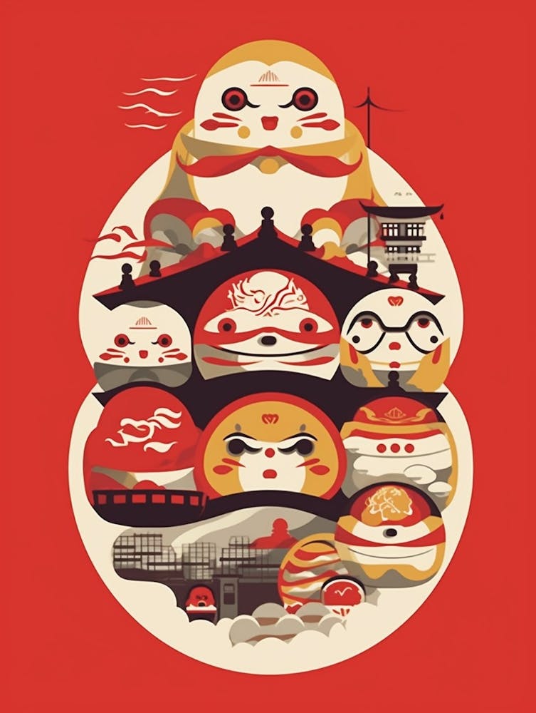その他 Daruma Artwork 89722d5f-b657-43f6-ae23-