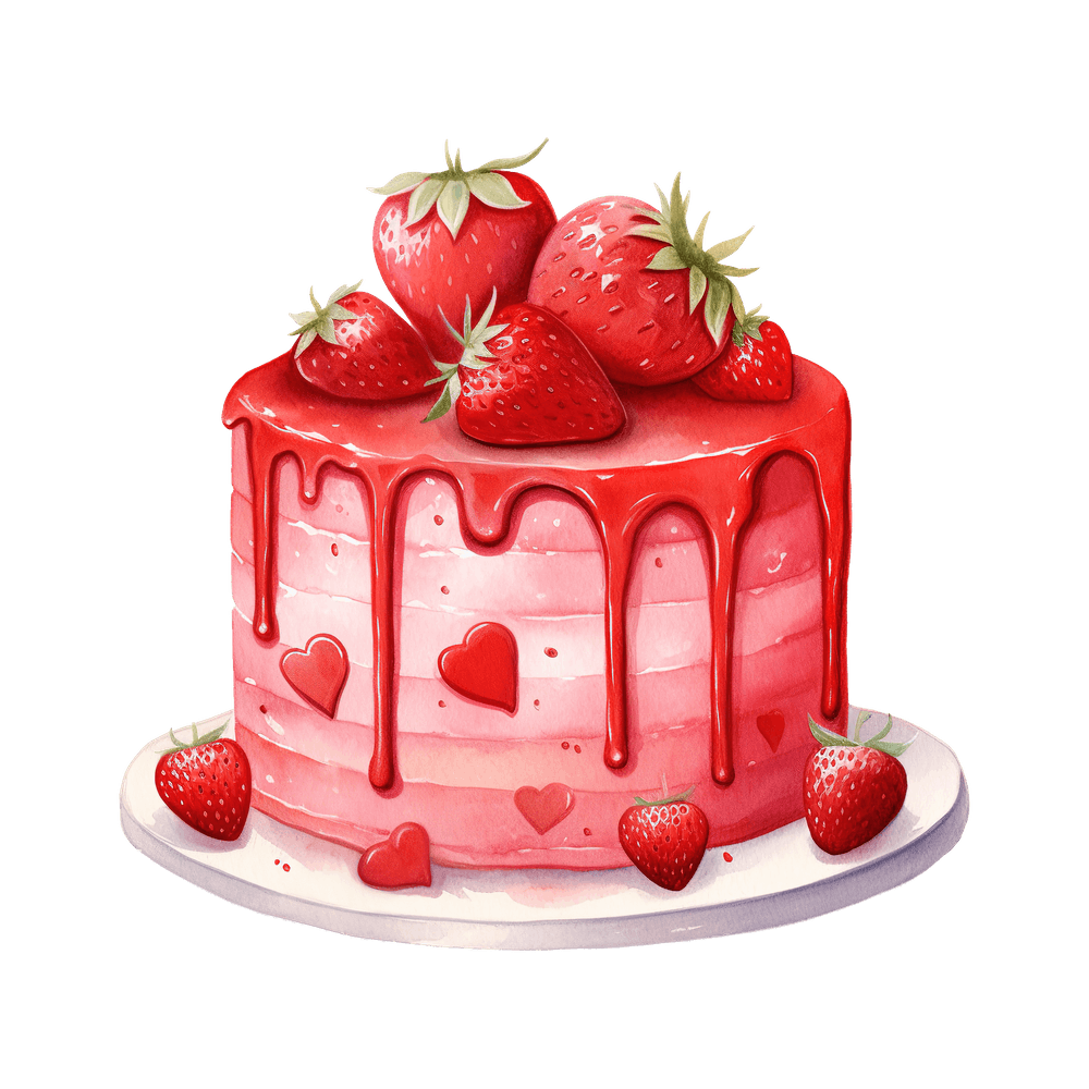 Double Strawberry Cake A strawberry lover's dream with