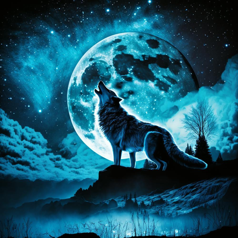 日本全国送料無料商品人気ランキング Howling Wolf Fy - Neillaw08 by Print Art 絵画