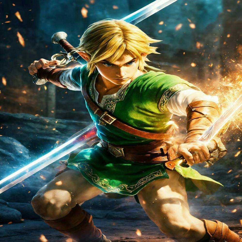 割引価格 Radwan by Print Art 1 Link Zelda Of Legend Mohammed Fy - 絵画