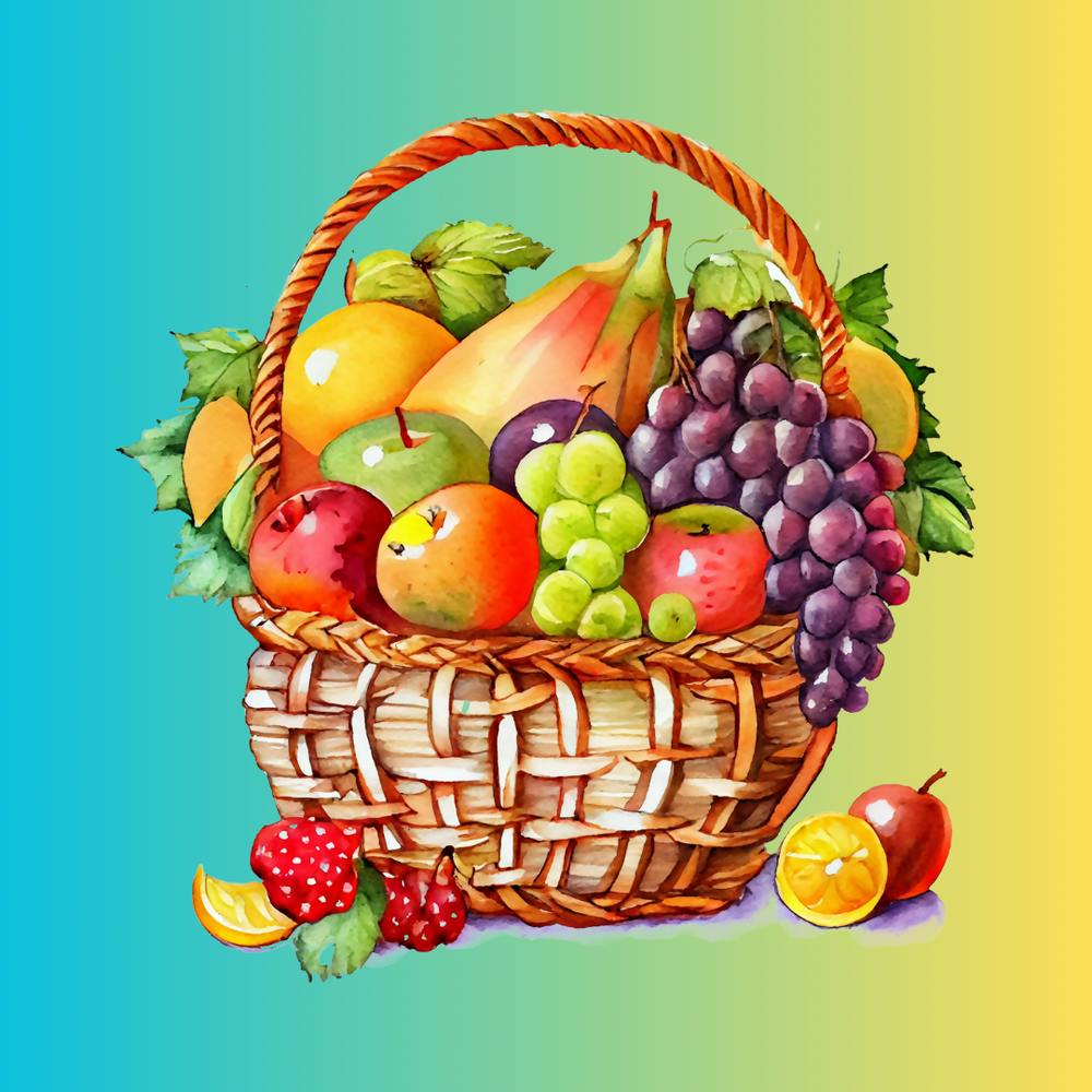 ボール art break fruits Fruit Basket 1 Art Print by Art without borders - Fy
