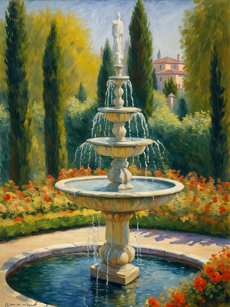絵画 water fountain a576fa6d-cd8b-4881-a0c0-