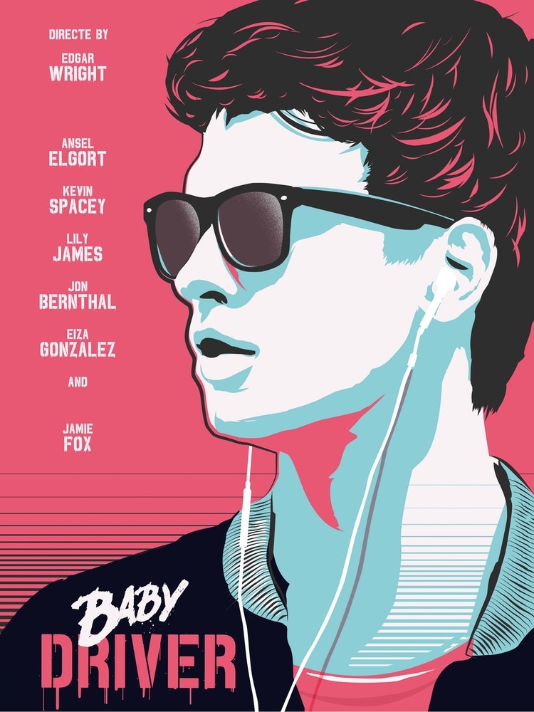 Baby Driver Movie Art Print by 2ToastDesign - Fy