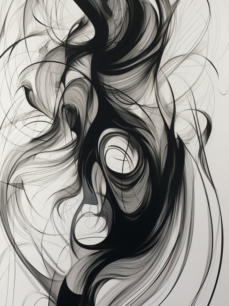Abstract Smoke Art Print by Artsy Bessy - Fy