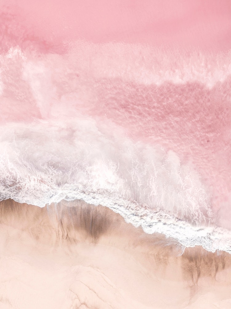 Pink Sea Art Print by Sisi and Seb - Fy