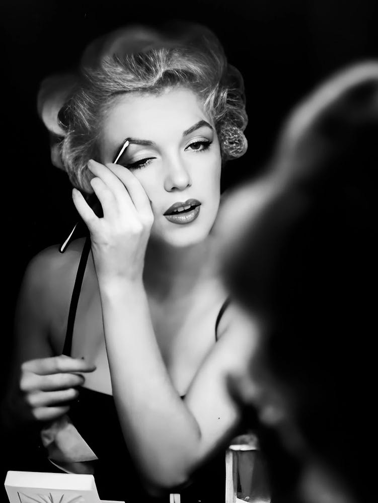 Marilyn Monroe Black And White 2 Art Print by Anwir - Fy