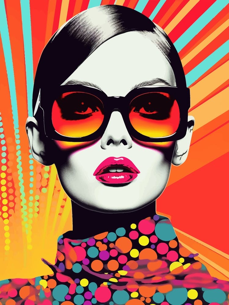 Woman Pop Art Art Print by Artsy Bessy - Fy