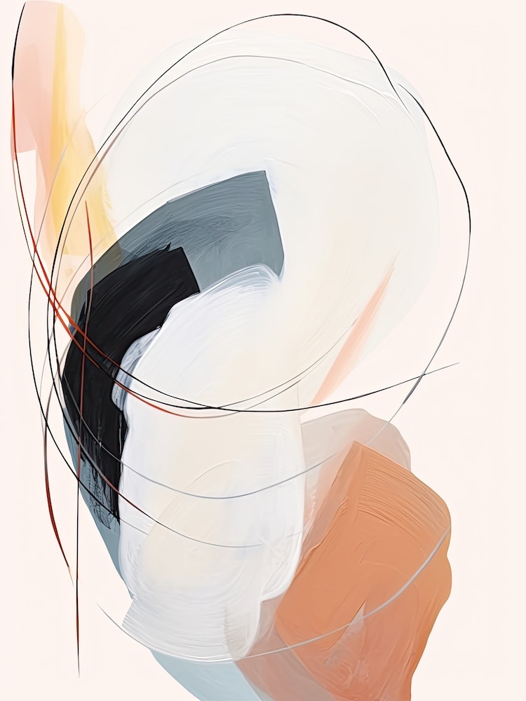 Abstract Art, Chicago, 1960 2 Art Print by Abstract Art Expressions Fy