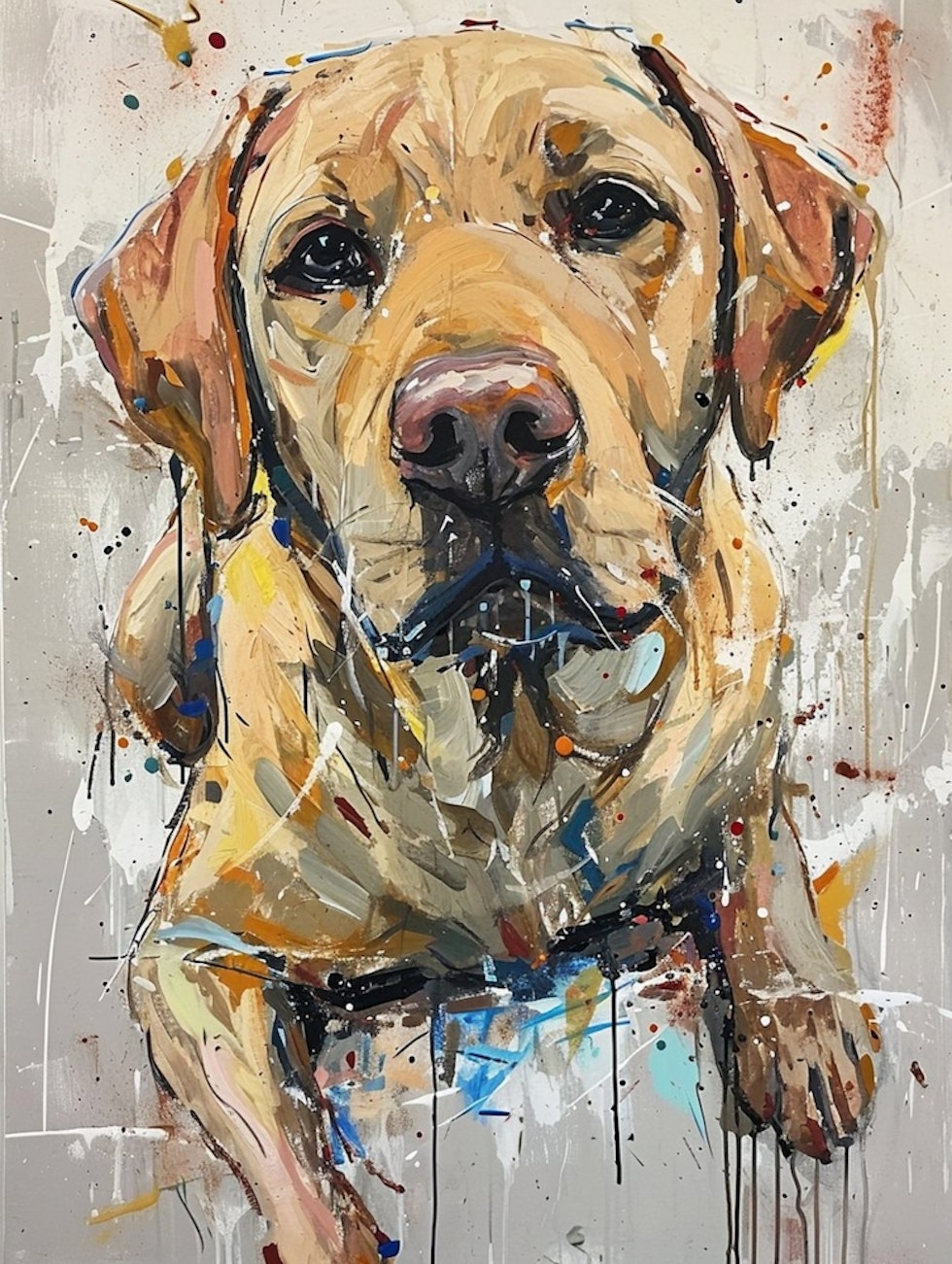 Yellow Labrador Shoulder Bag - Watercolor Yellow Labrador Shoulder Bag - Watercolor