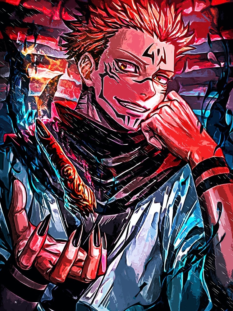 jujutsu kaisen sukuna anime Art Print by ontoseno - Fy