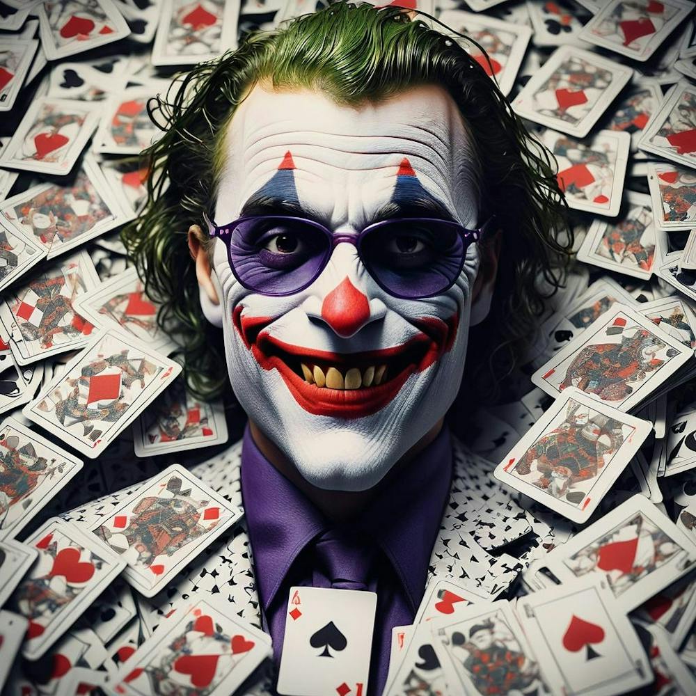 THE JOKER1 a4アート紙 絵画
