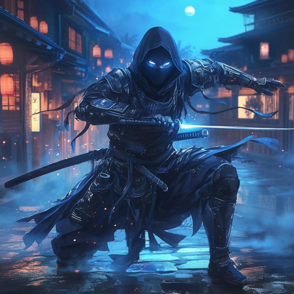 Shadow Ninja Art Print by Talius - Fy