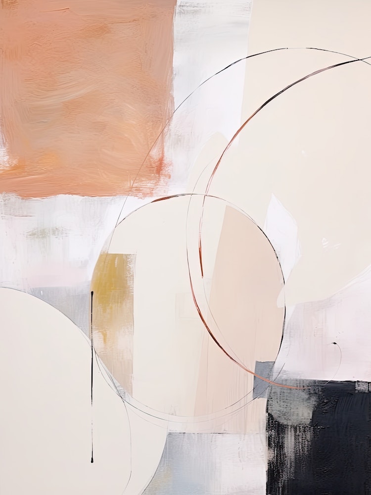 Abstract Art, Chicago, 1960 8 Art Print by Abstract Art Expressions Fy