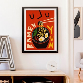 Red Art Prints and Posters