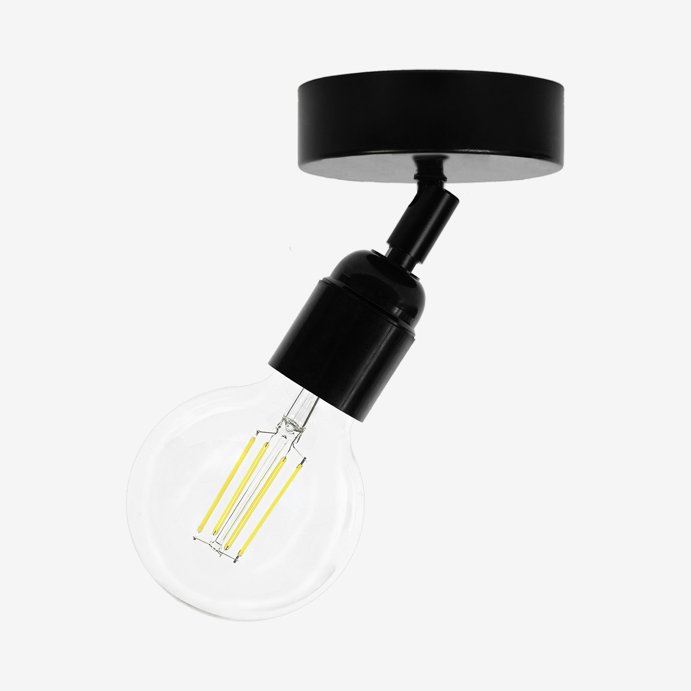 Tayo Flexible Ceiling Lamp - 1L - Black