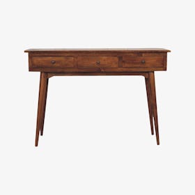 Large Chestnut Hallway Console Table