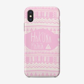 Hakuna Matata Pink Phone Case