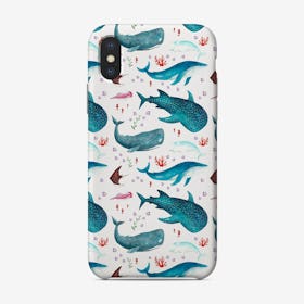Whales Pattern Phone Case