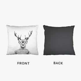 Hipster Deer Cushion