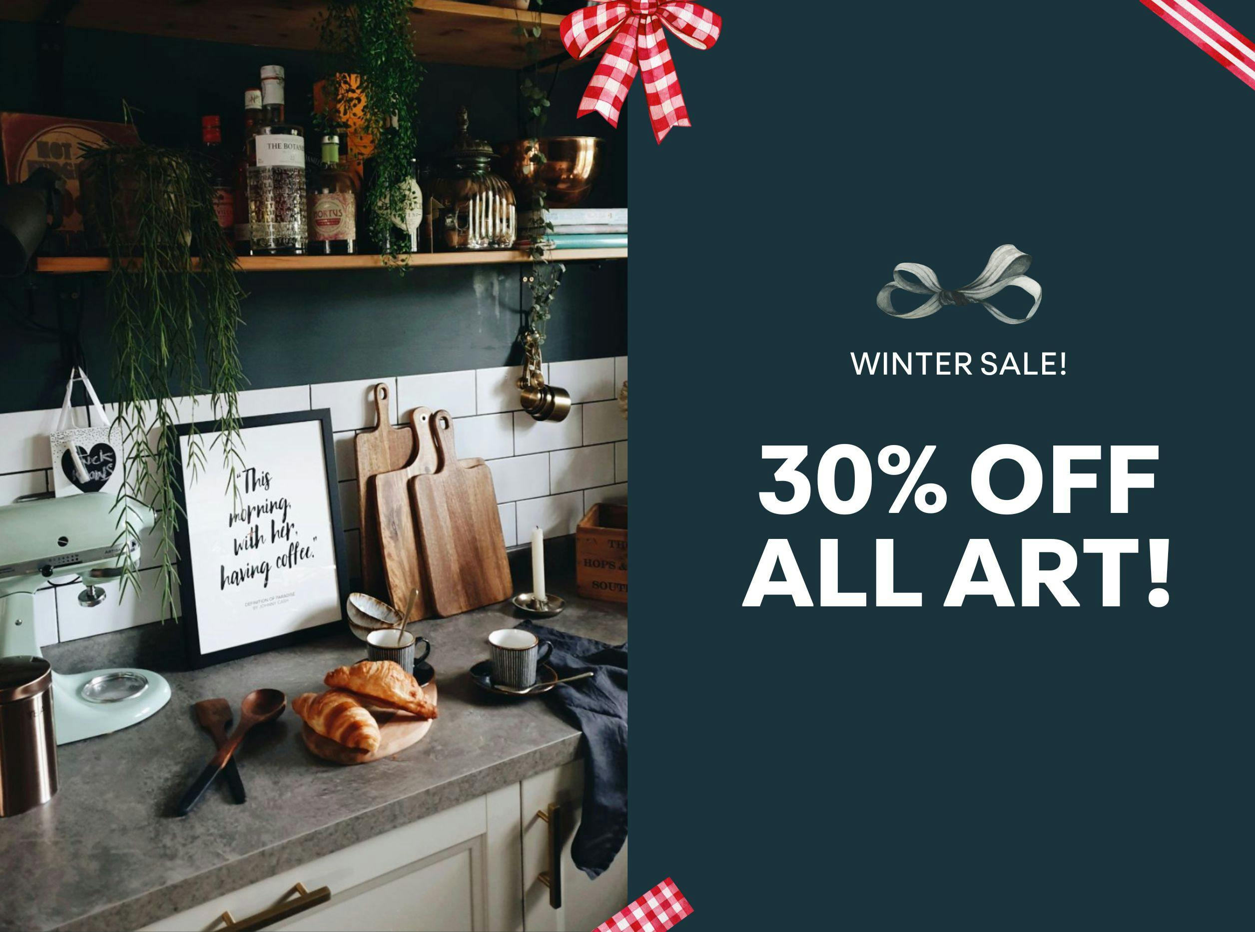 Winter Kitchen Sale, 30% Off