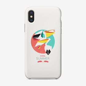 Summer Pelicans Phone Case