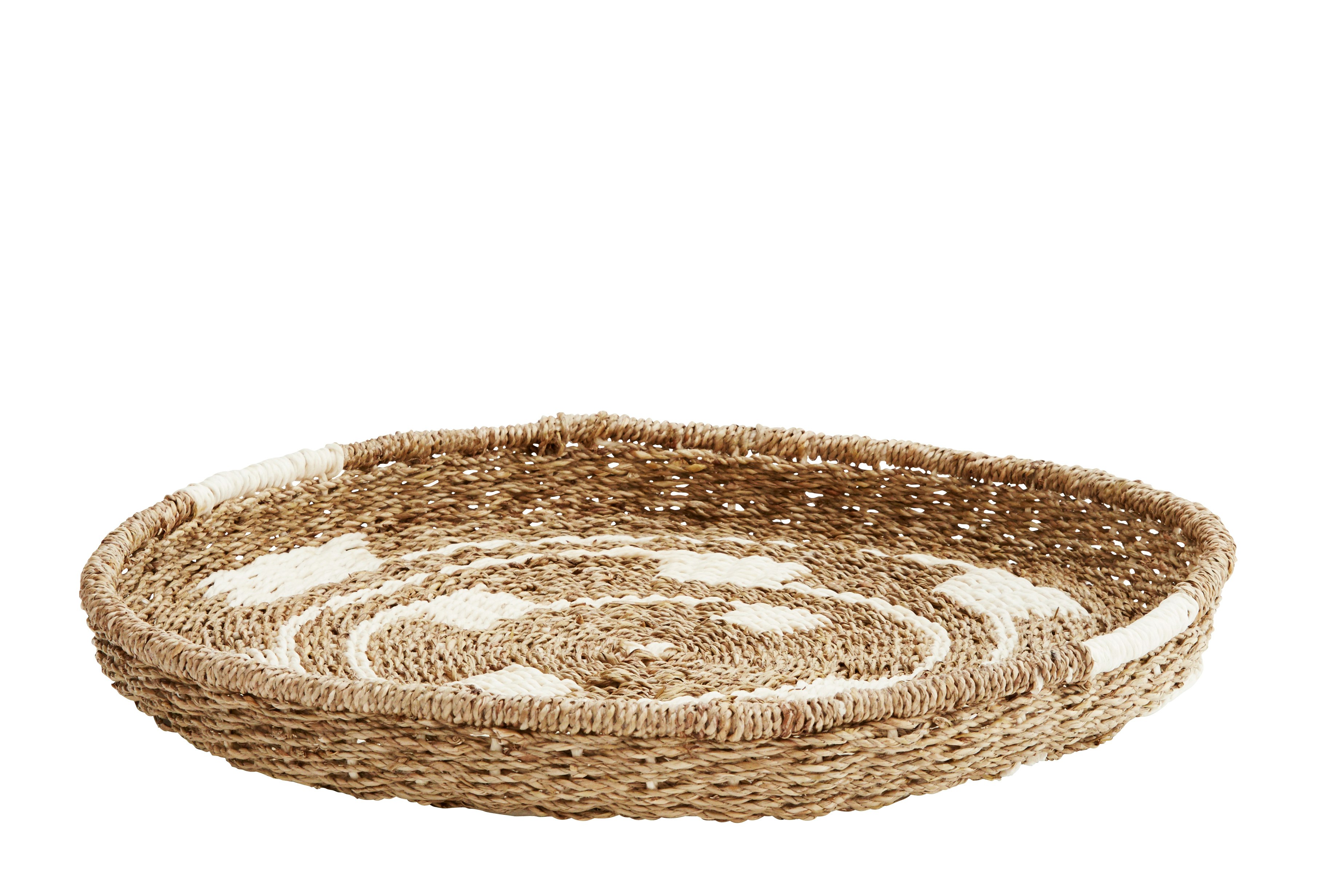 Natural Raffia Tray by Madam Stoltz
