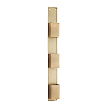 Bronzed Brushed Gold Hanging Wall Storage /Planter Pockets by Madam Stoltz