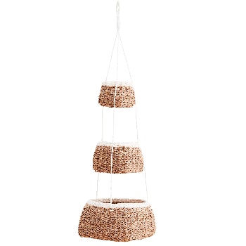 Trio of Hanging Baskets by Madam Stoltz