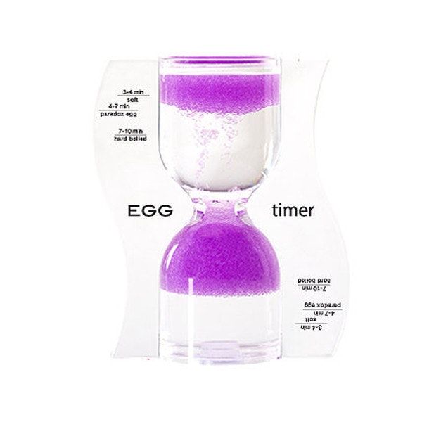 Reverse Flow Egg Timer in Light Purple by Paradox