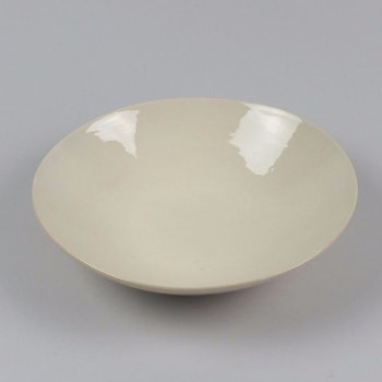 White - Small Handmade Bowl by Brickett Davda